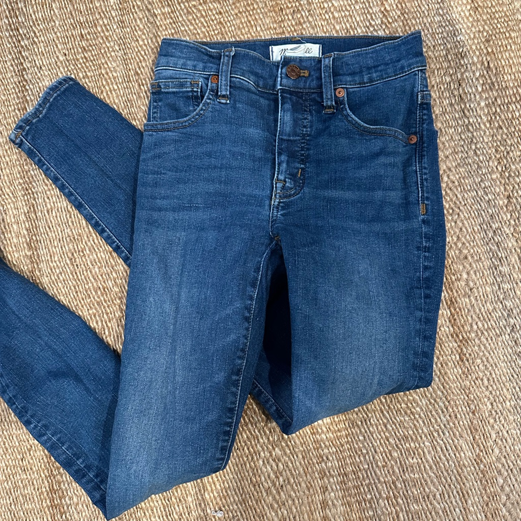 Madewell 9” Mid Rise Skinny Jeans